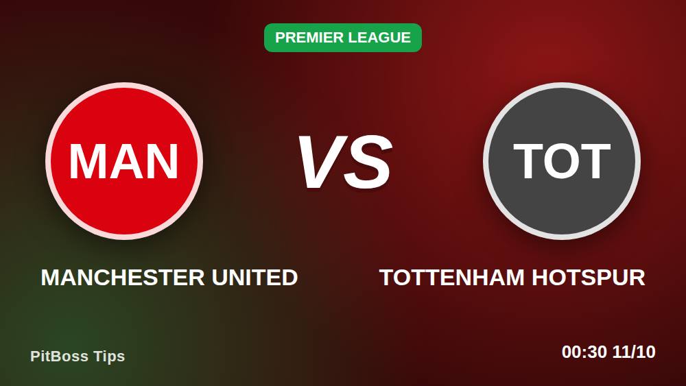 7 Key Numbers Behind Man United vs Tottenham
